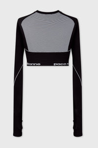 T-shirt Bodyline à manches longues - Black & White