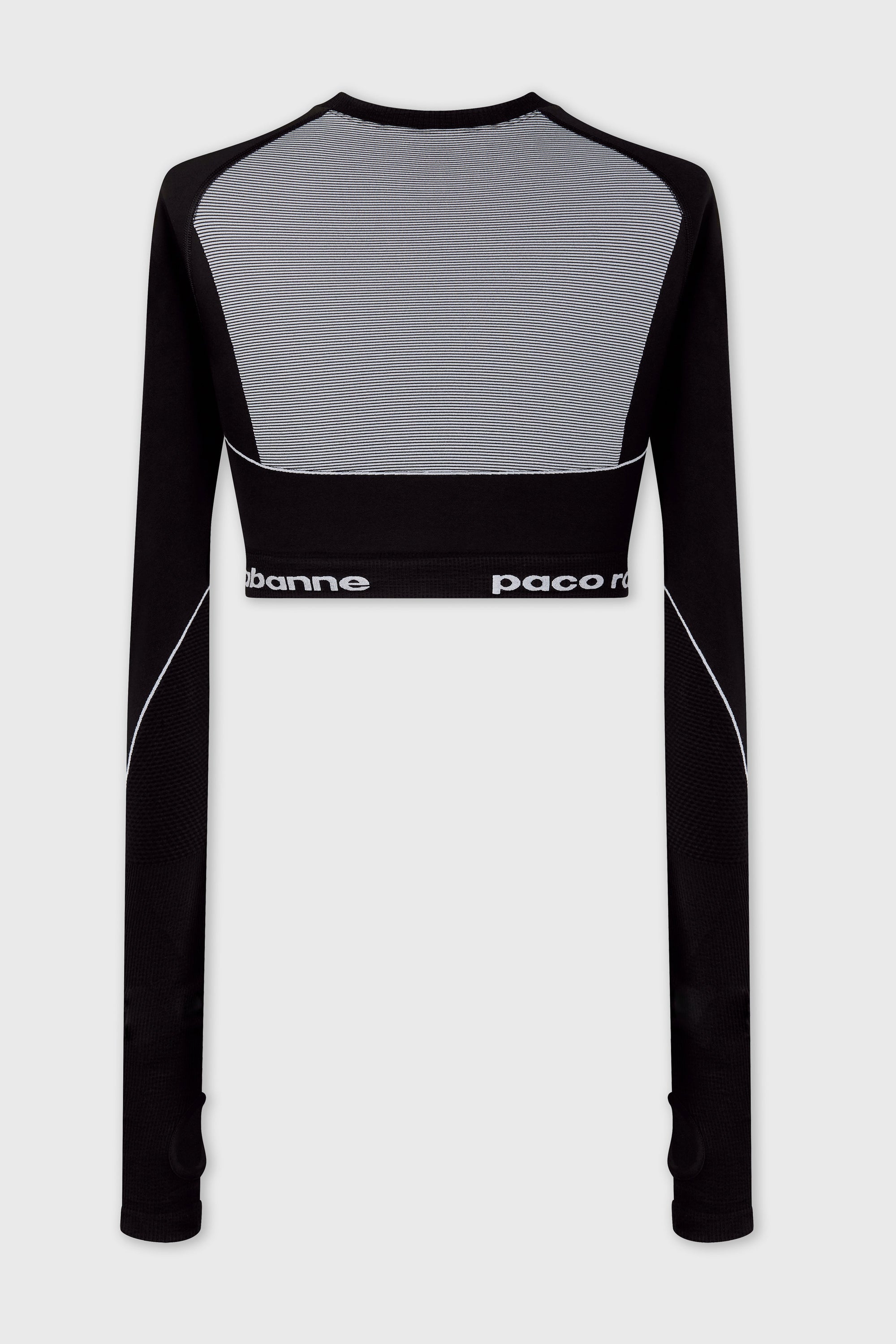 T-shirt Bodyline à manches longues - Black & White