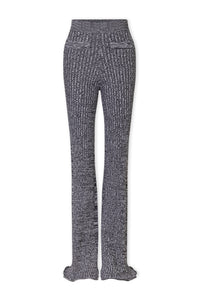 Pantalon côtelé en laine - Black & White