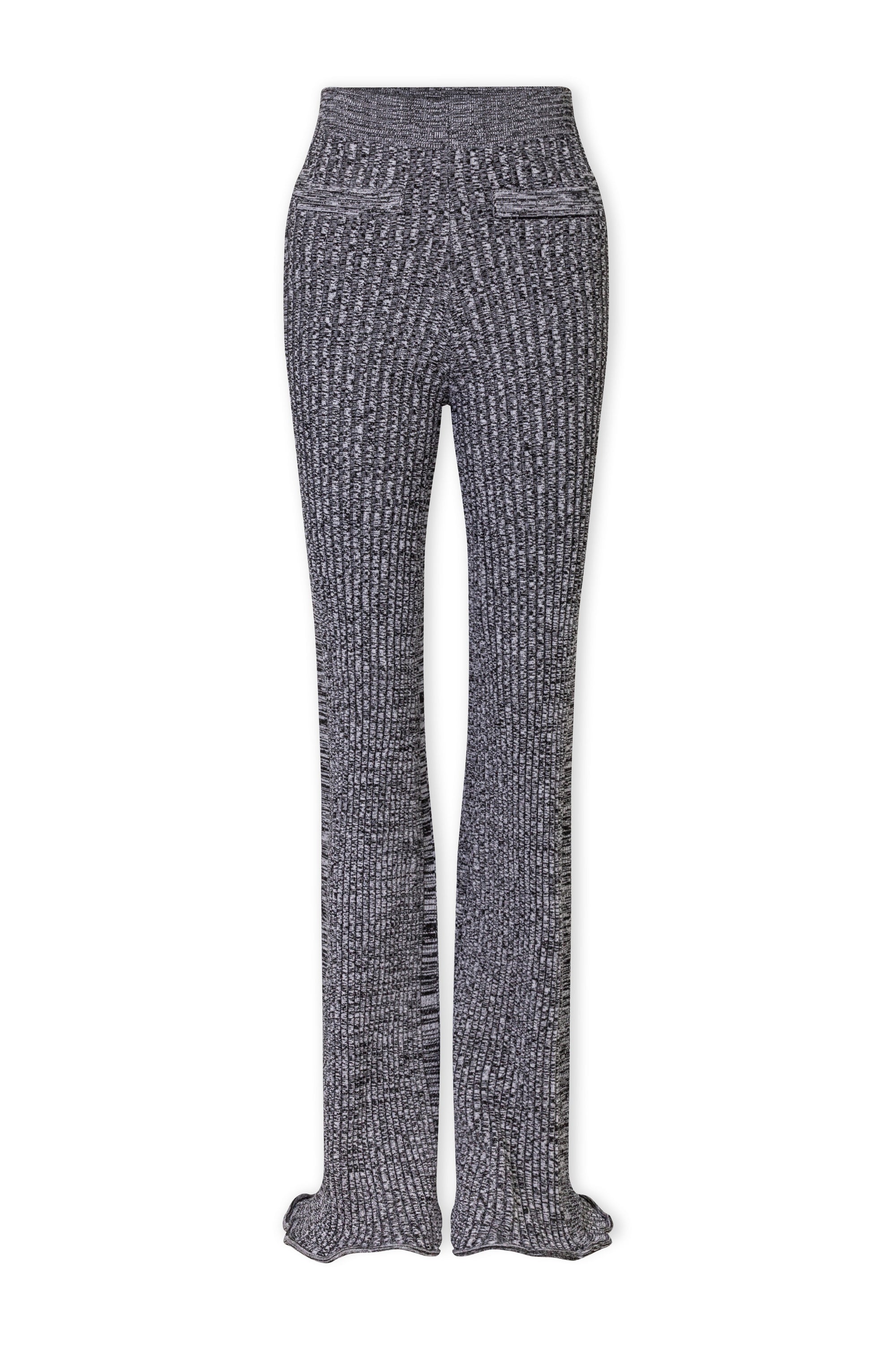 Pantalon côtelé en laine - Black & White