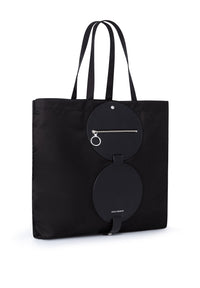 Sac Petit rafia à disque zippée - Black
