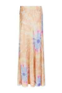 Jupe longue tie and dye - Peach Tie And Dye