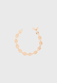 Bracelet à maille grain de café - Pink Gold