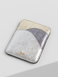 Porte-cartes Walden en cuir - Silver & Gold