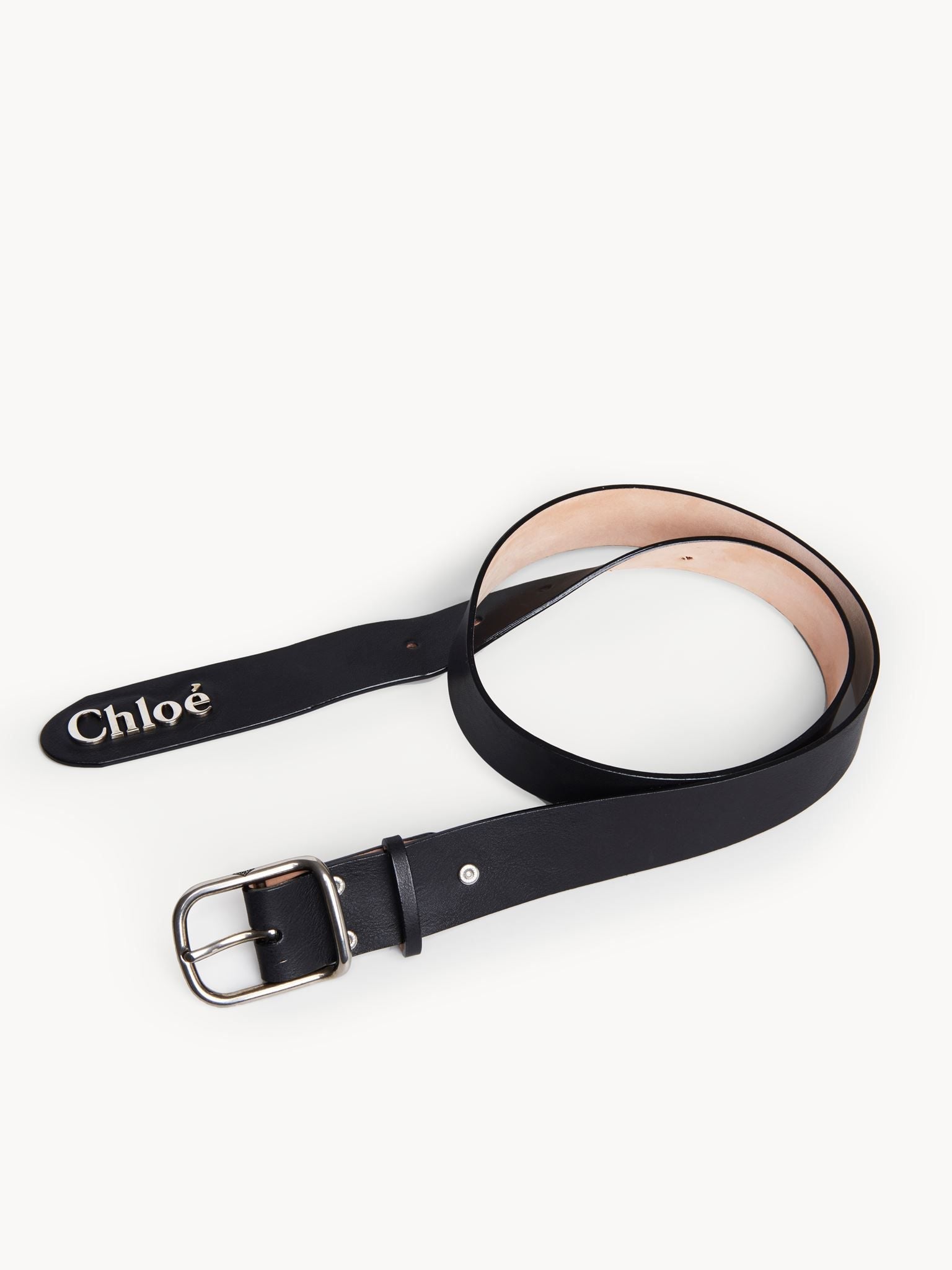 Ceinture classique en cuir - Black
