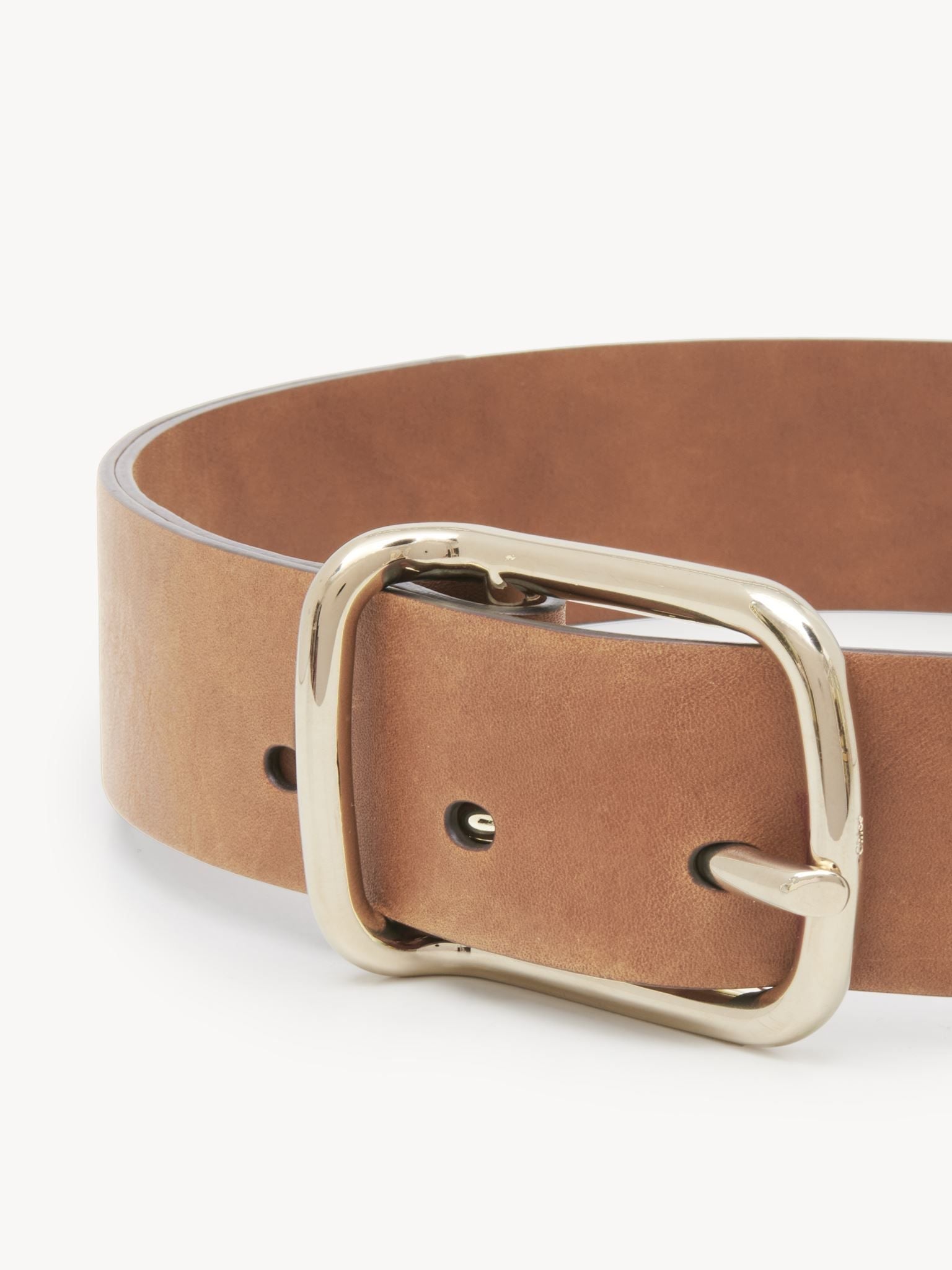 Ceinture Joe en cuir - Sandy Beige