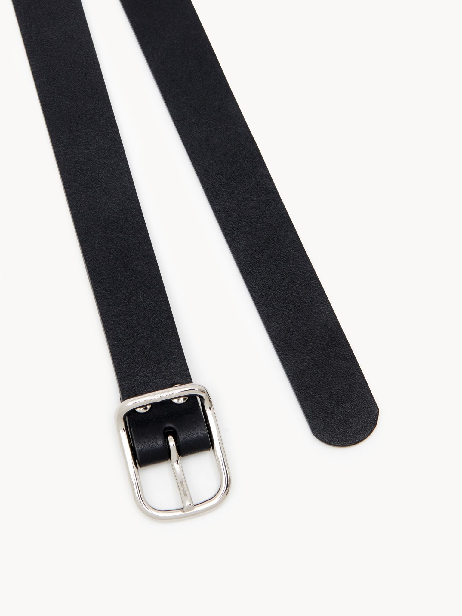 Ceinture Joe en cuir végétal - Black