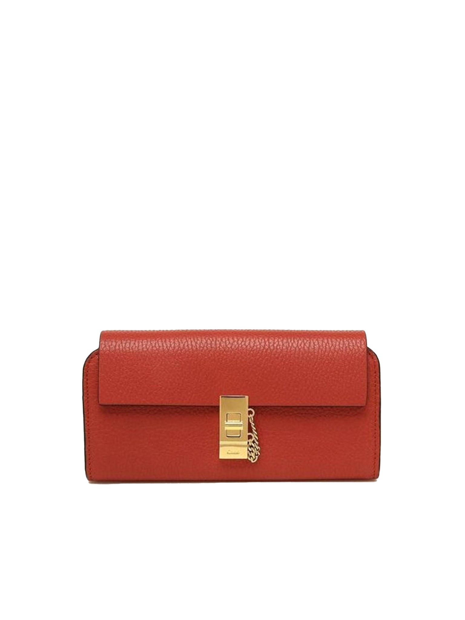 Portefeuille long en cuir - Violet Prune