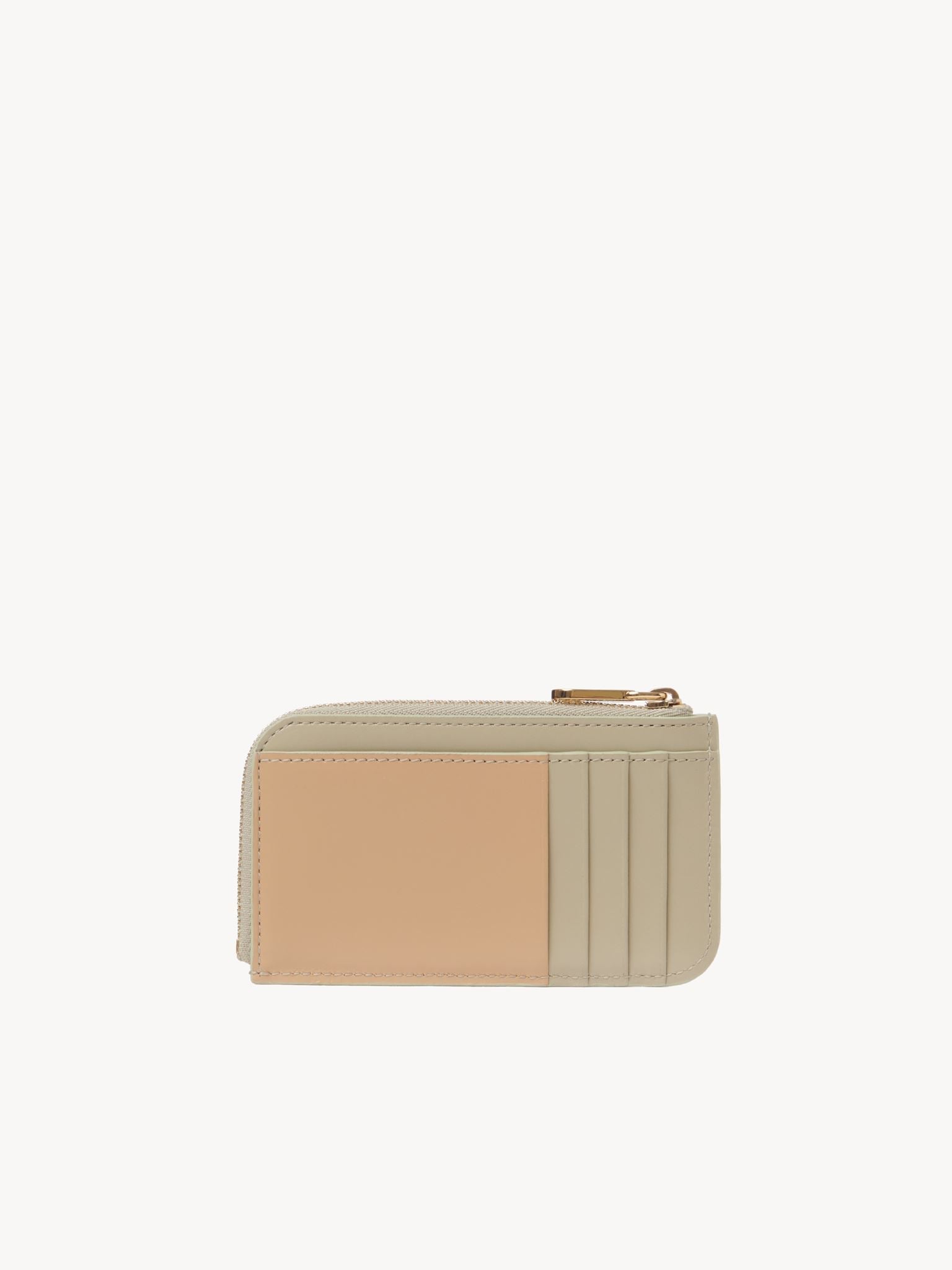 Porte-monnaie Kiki avec fentes pour cartes en cuir - Slate Green