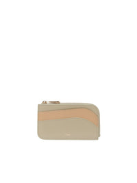 Porte-monnaie Kiki avec fentes pour cartes en cuir - Slate Green