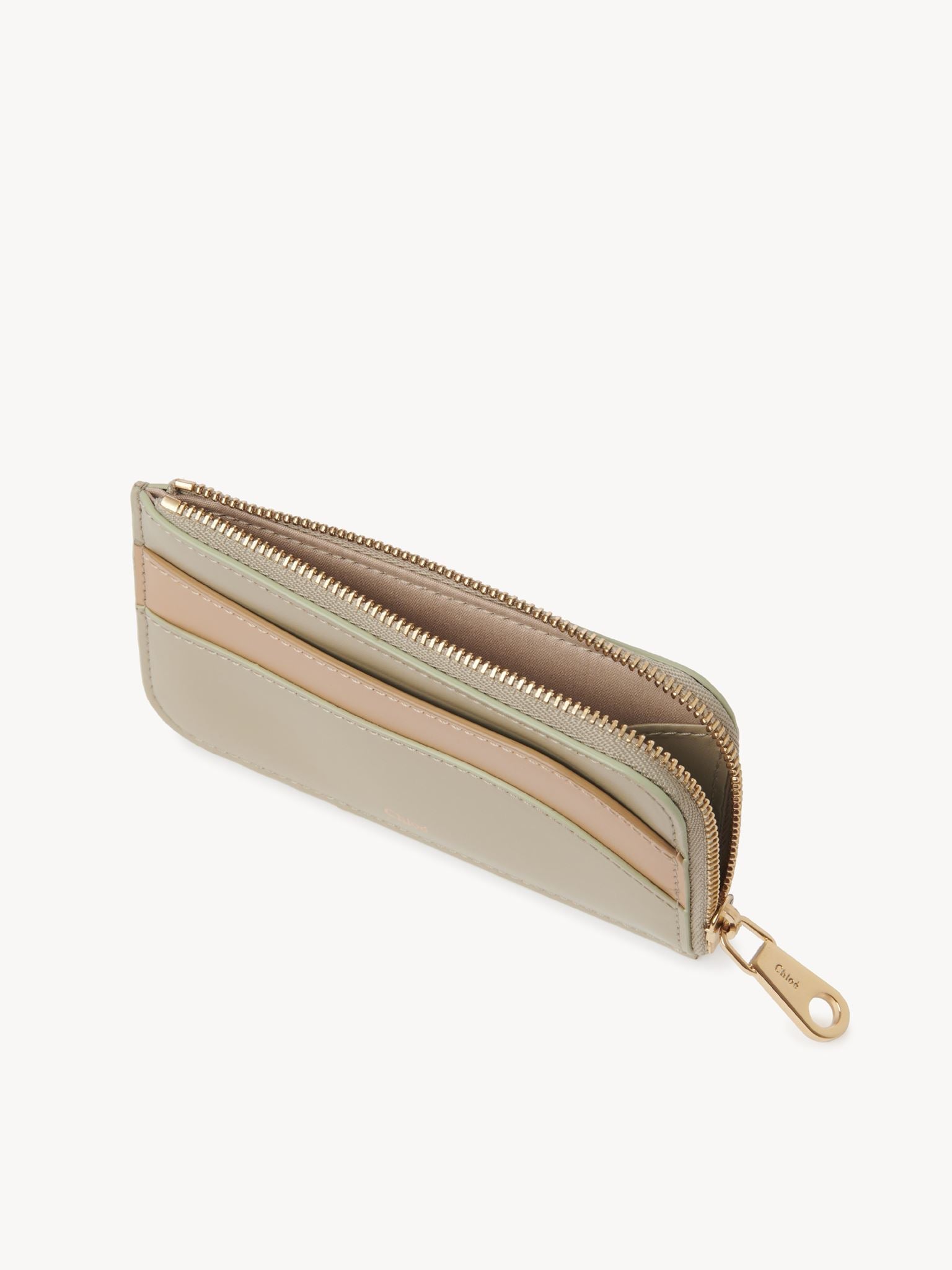 Porte-monnaie Kiki avec fentes pour cartes en cuir - Slate Green