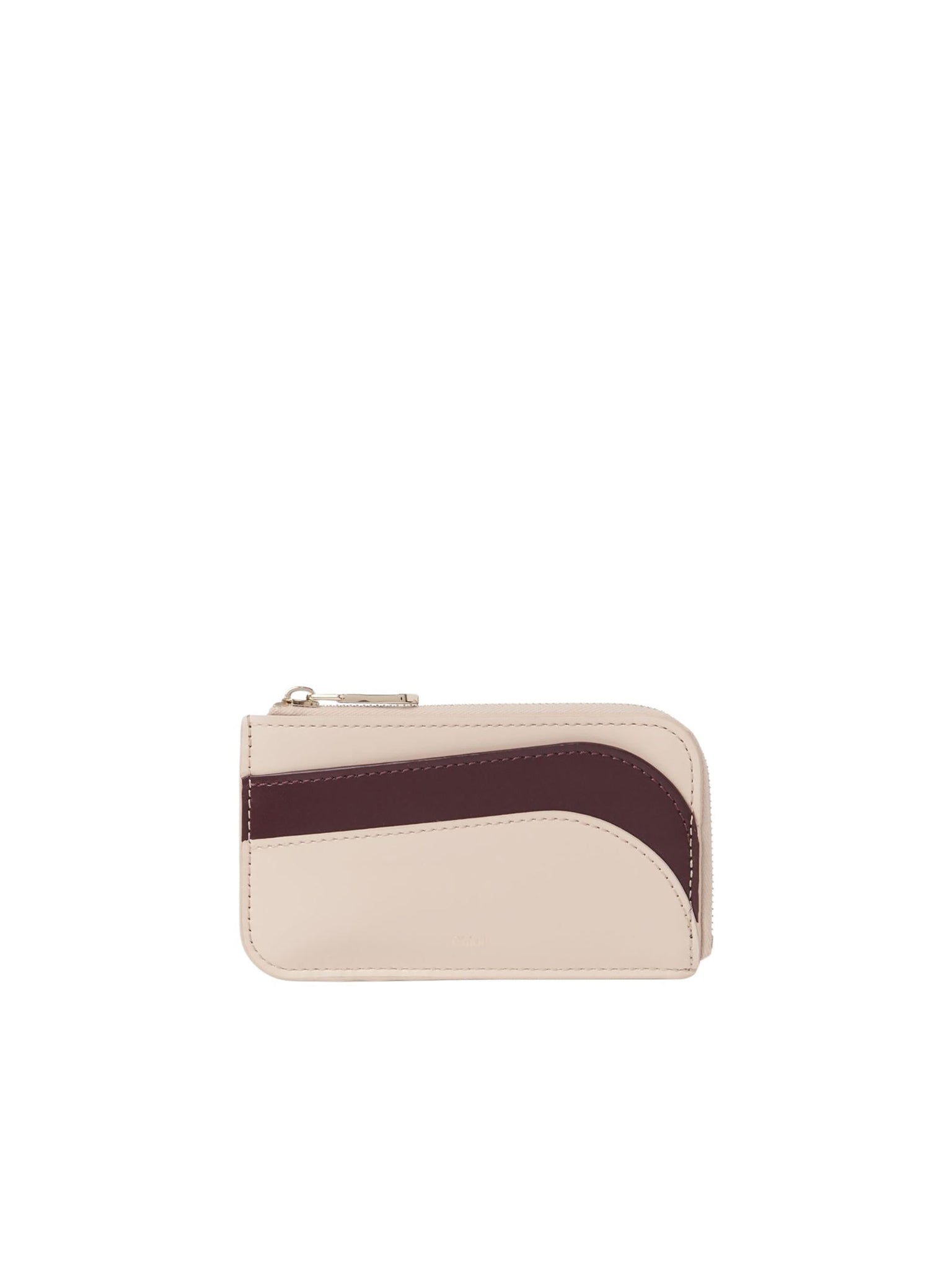 Porte-monnaie Kiki avec fentes pour cartes en cuir - Cement Pink