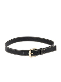 Ceinture Edith en cuir - Black