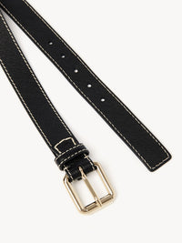 Ceinture Edith en cuir - Black