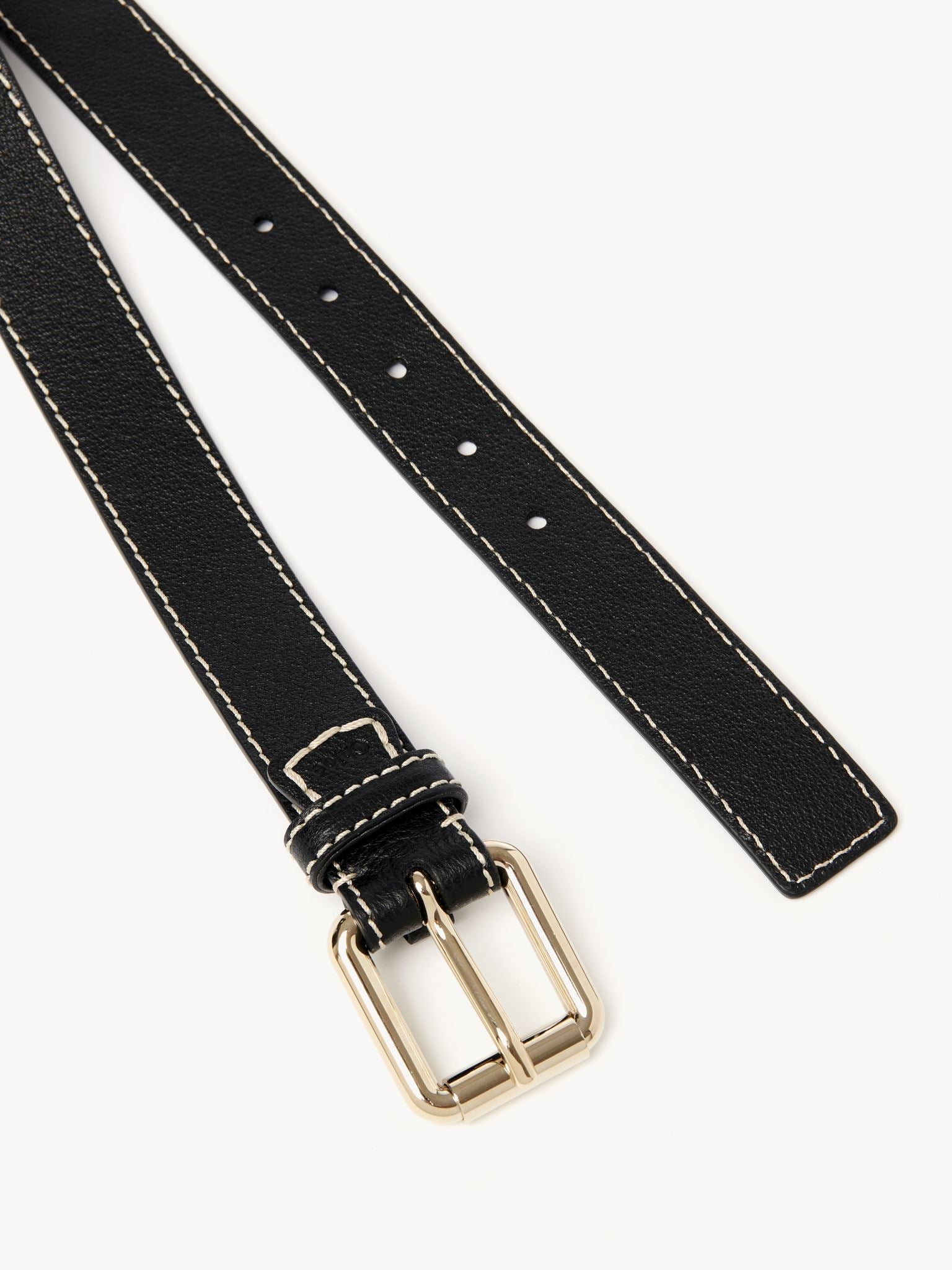 Ceinture Edith en cuir - Black