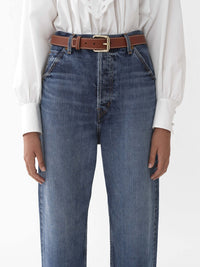 Ceinture Edith en cuir - Sepia Brown