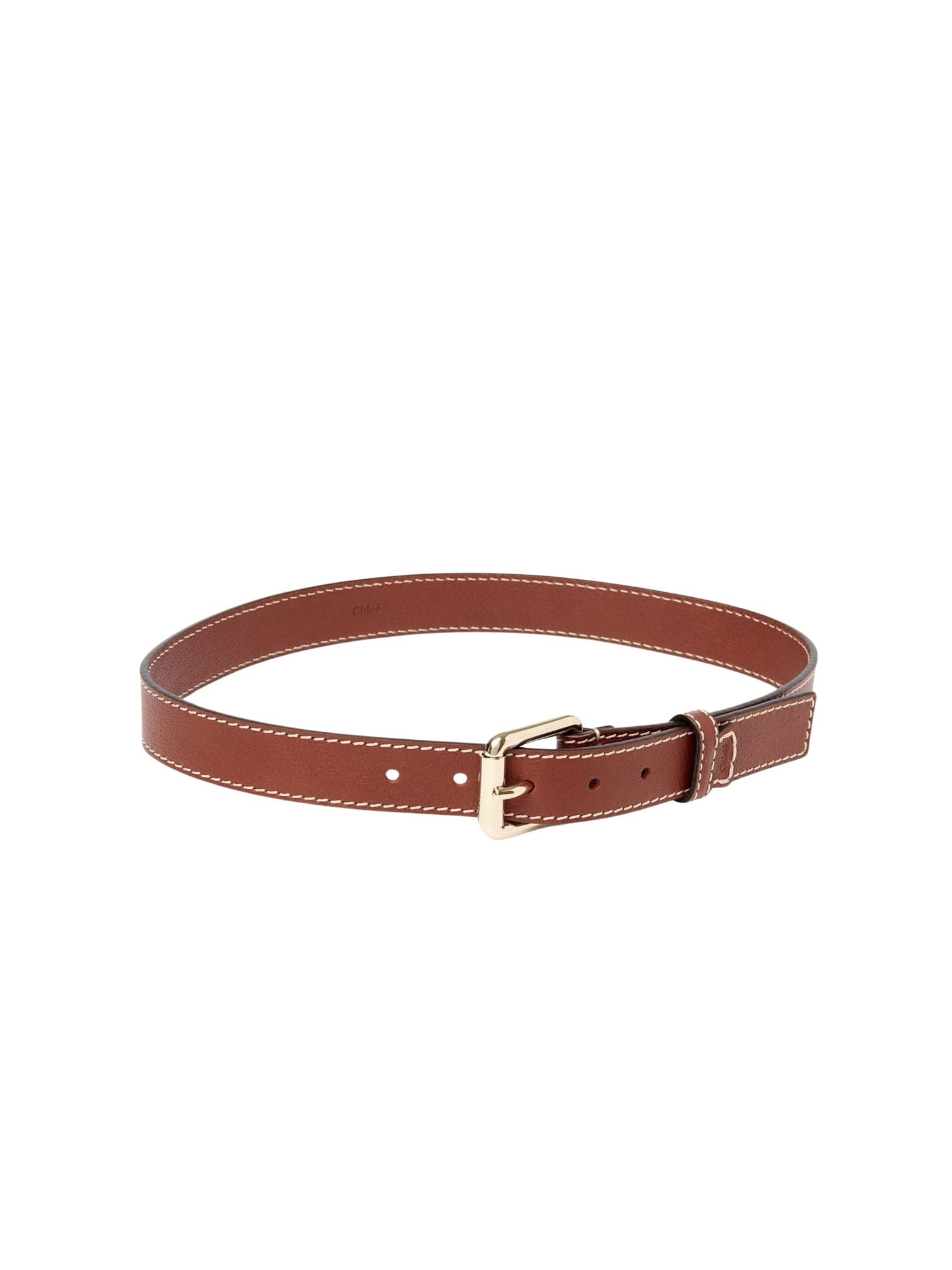 Ceinture Edith en cuir - Sepia Brown