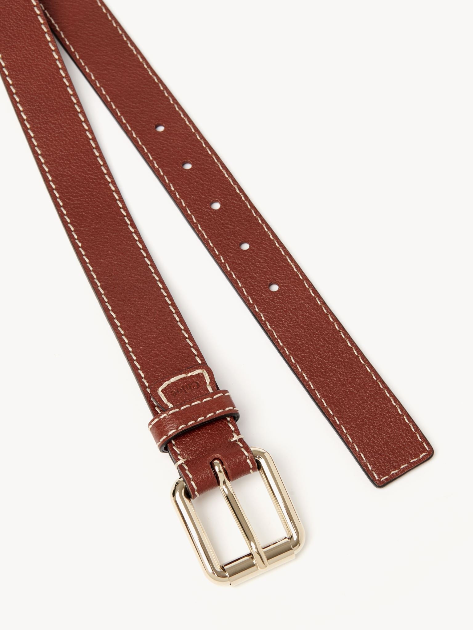Ceinture Edith en cuir - Sepia Brown