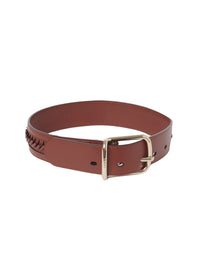Ceinture Joe en cuir brillant - Sepia Brown
