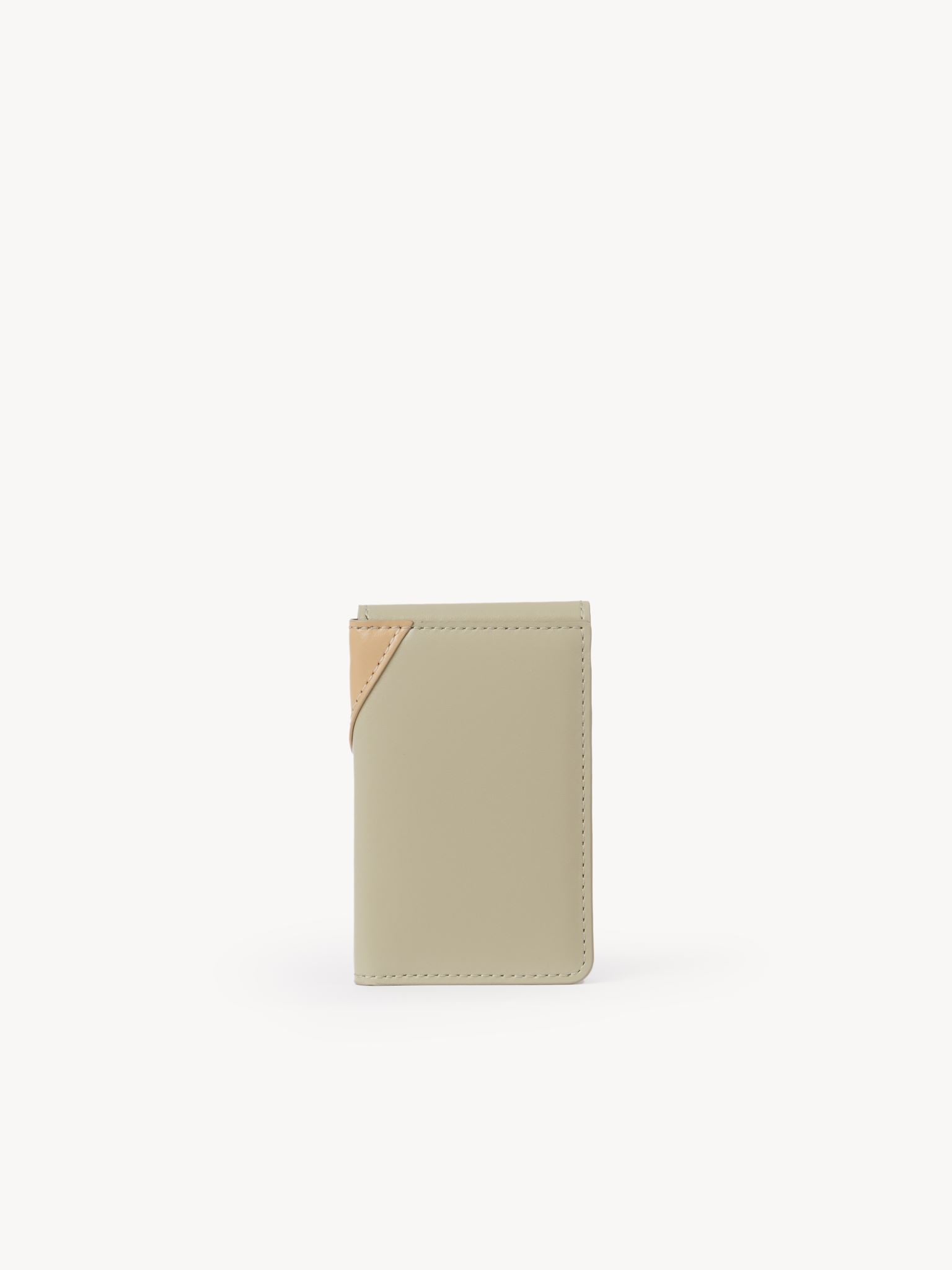 Porte-cartes à rabat Kiki en cuir - Slate Green
