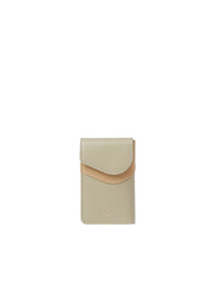 Porte-cartes à rabat Kiki en cuir - Slate Green