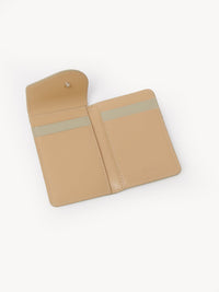 Porte-cartes à rabat Kiki en cuir - Slate Green