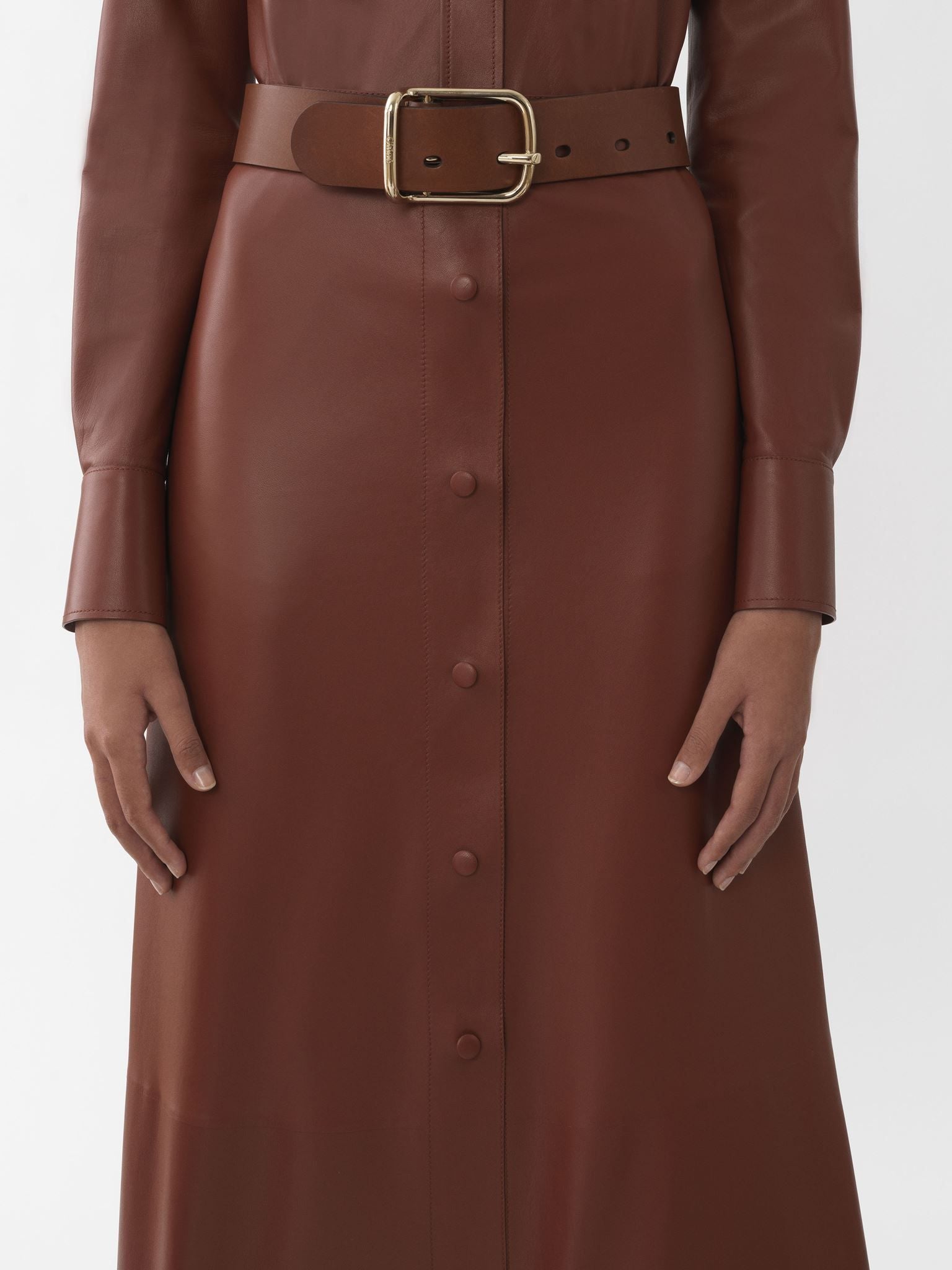 Ceinture Joe en cuir - Suntan Brown