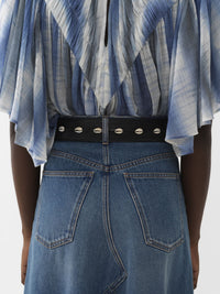 Ceinture Joe Lyv en cuir - Black