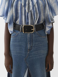 Ceinture Joe Lyv en cuir - Black