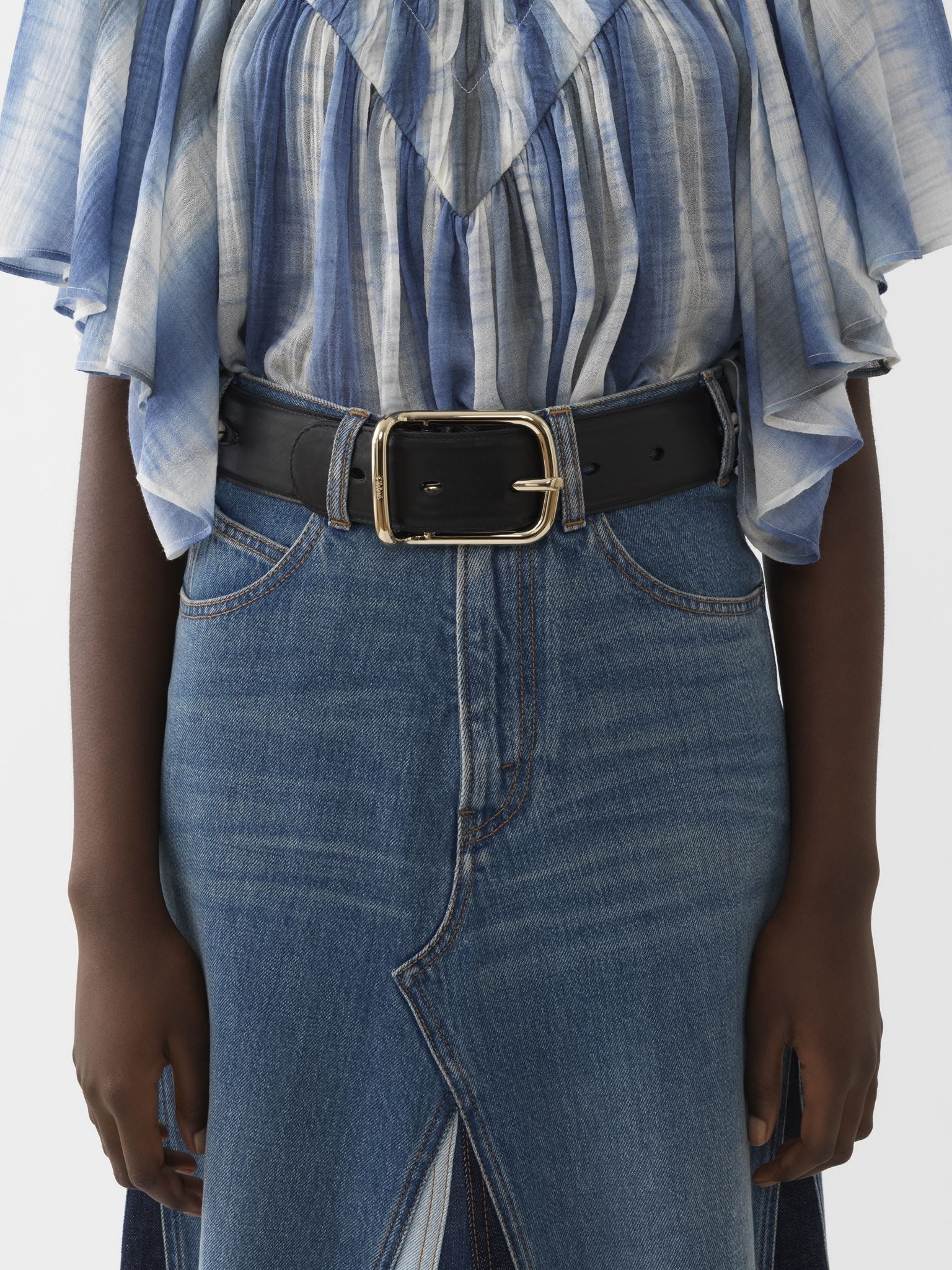 Ceinture Joe Lyv en cuir - Black