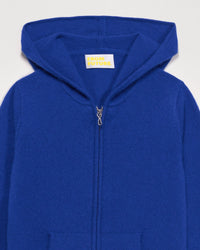 Hoodie zippé From Future à inscriptions en cachemire - Electric Blue