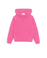 Hoodie zippé From Future à inscriptions en cachemire - Crazy Pink