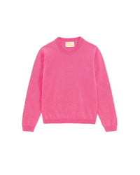 Pull à col rond kids en cachemire - Crazy Pink