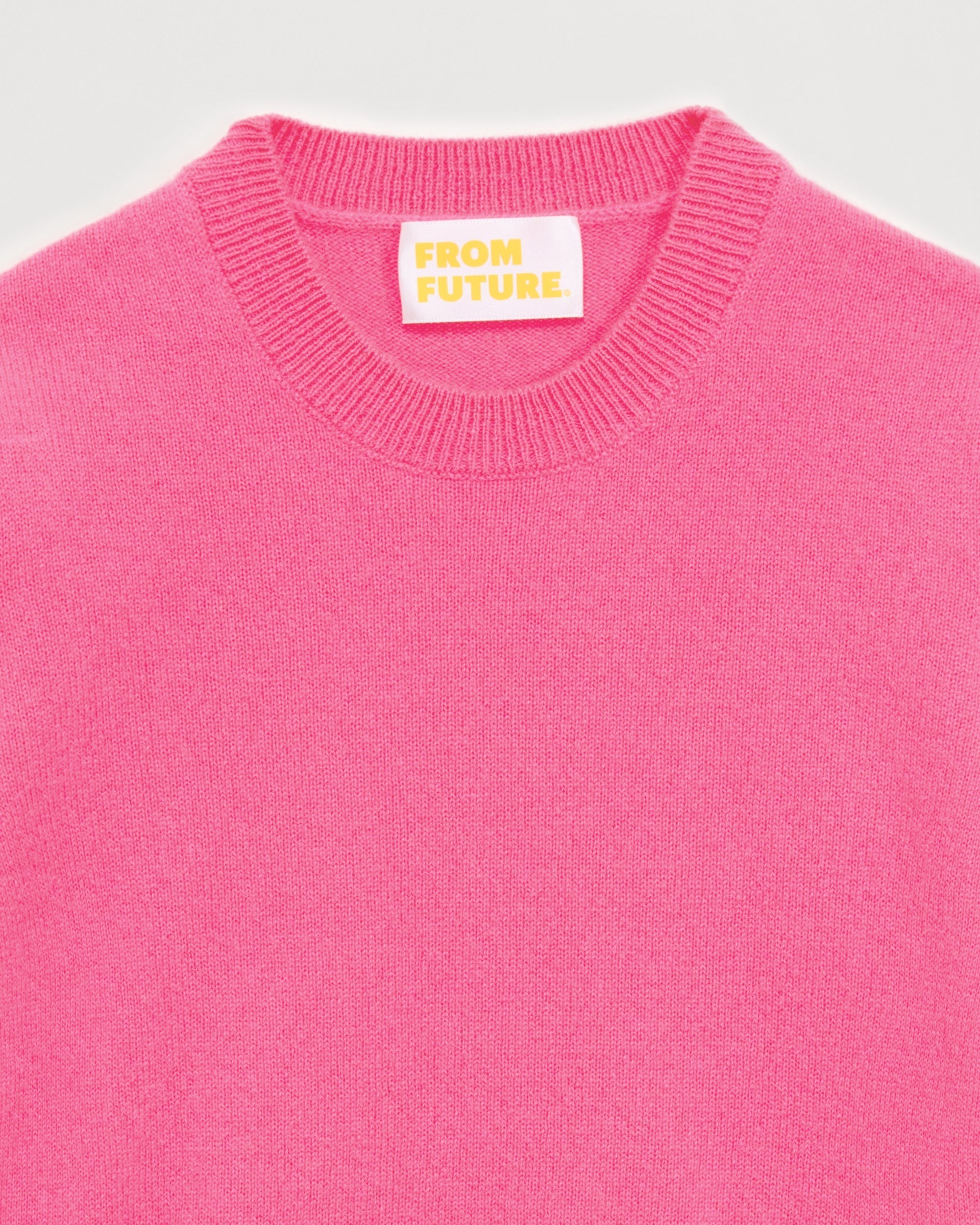 Pull à col rond kids en cachemire - Crazy Pink