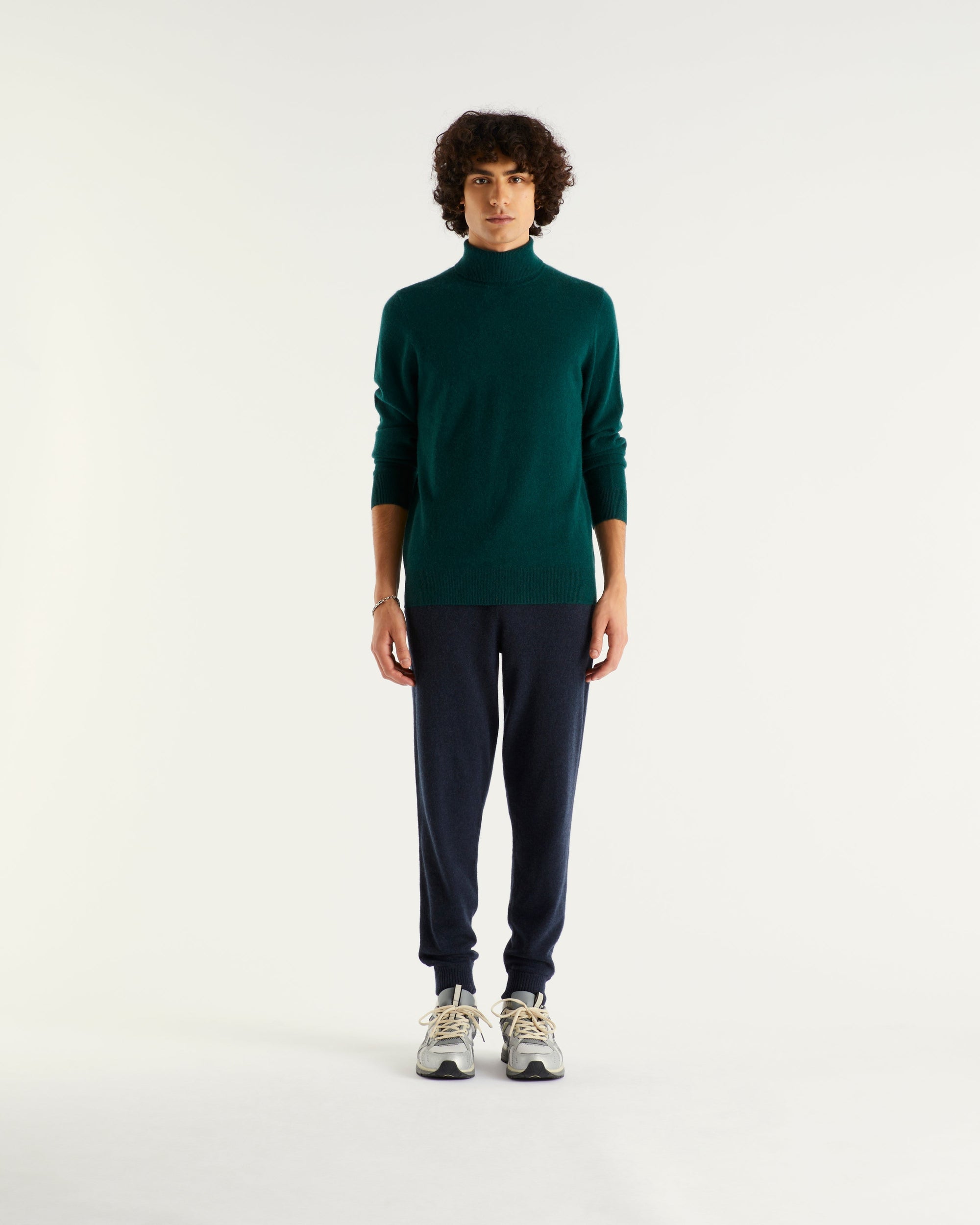 Pantalon de jogging en cachemire - Heather Blue