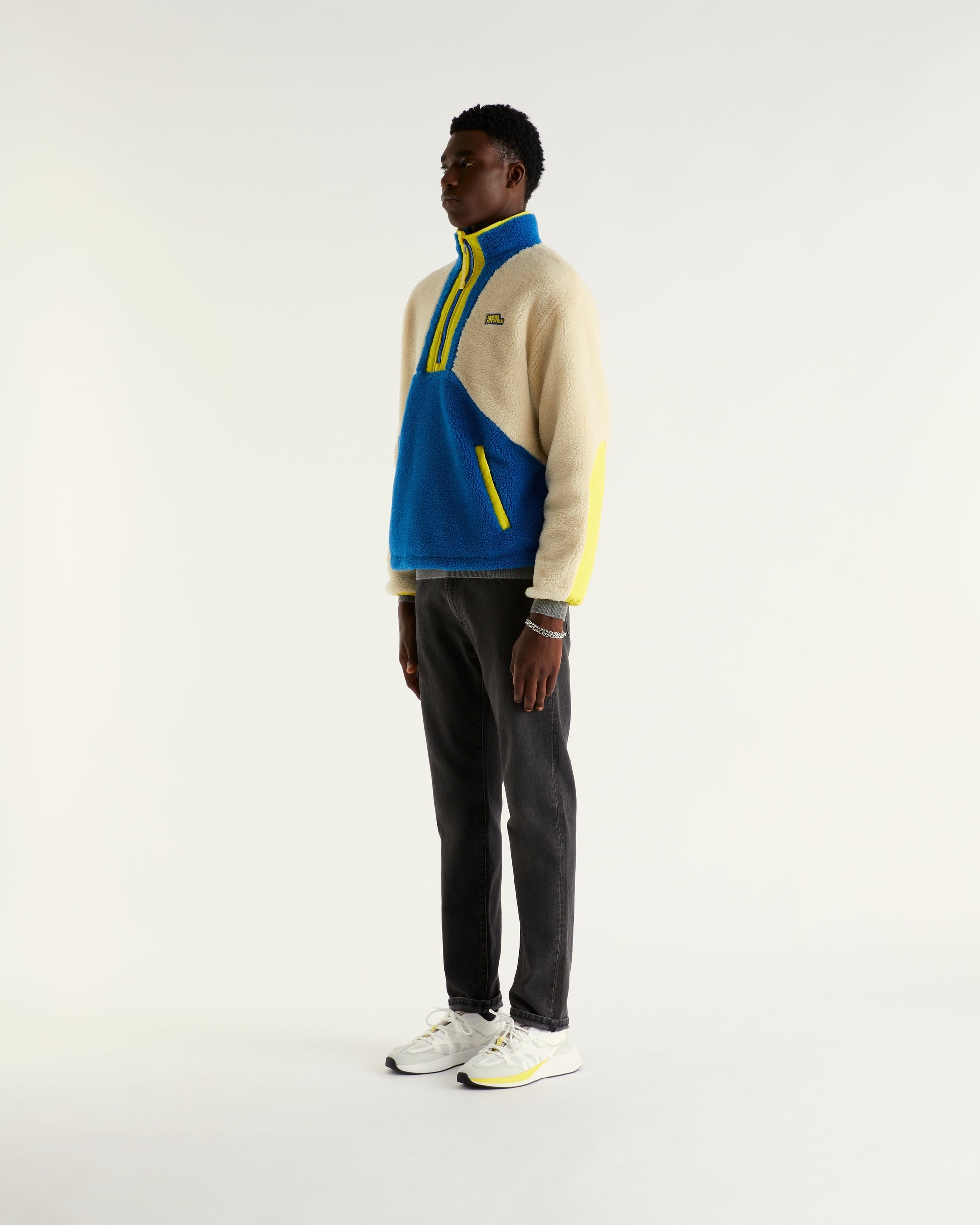 Pull à col camionneur - Ecru