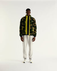 Veste zippée à motif camo - Camo Kaki