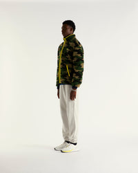 Veste zippée à motif camo - Camo Kaki