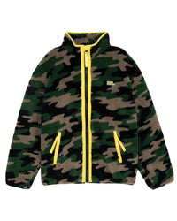 Veste zippée à motif camo - Camo Kaki
