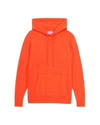 Hoodie Light oversize en cachemire - Neon Orange