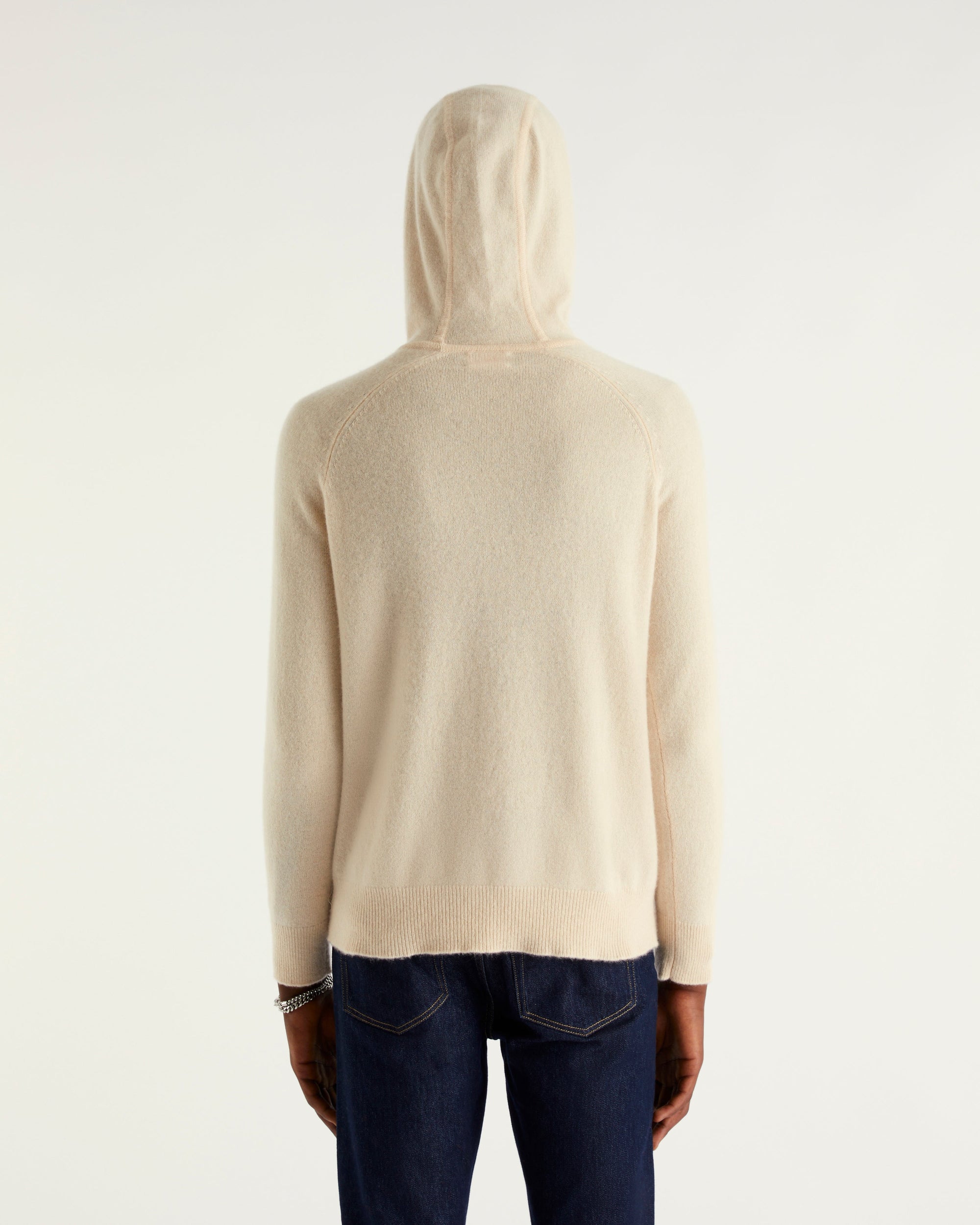 Hoodie Light oversize en cachemire - Cold Green