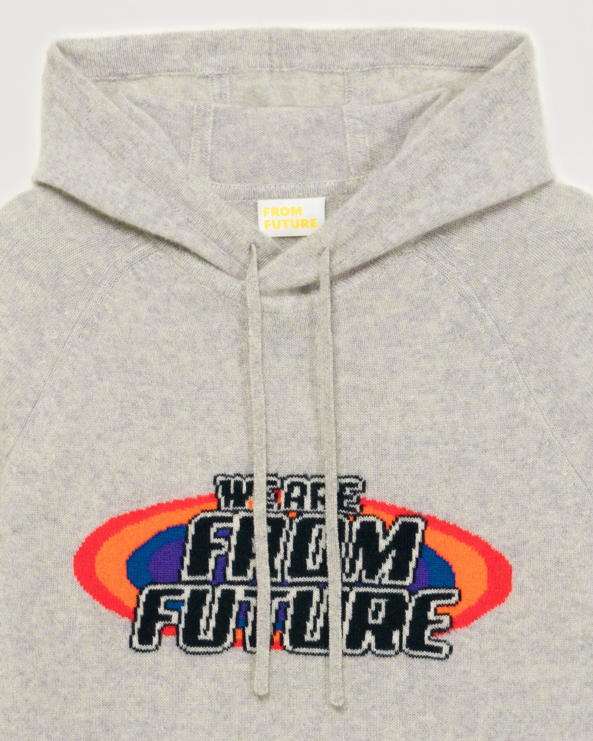 Hoodie oversize We Are From Future en cachemire - Light Heather Gray