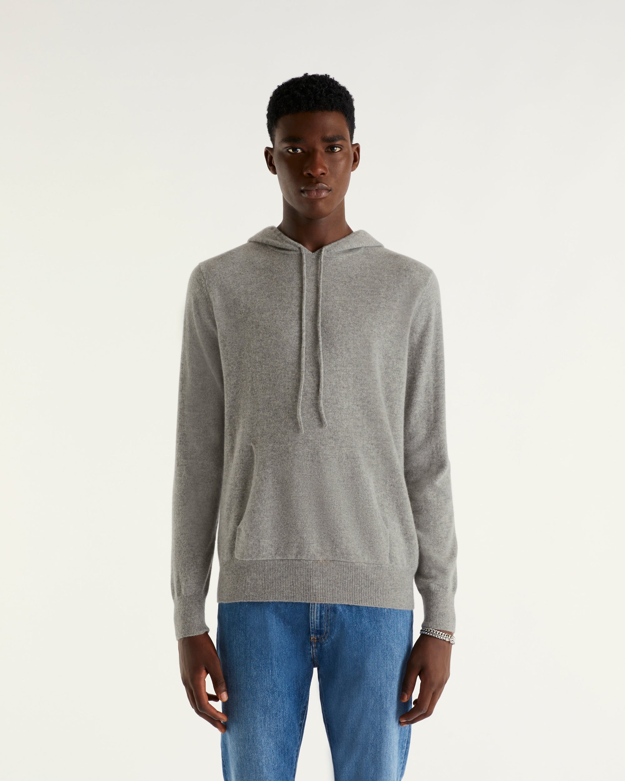 Hoodie zippé Future Is Coming en cachemire - Dark Heather Gray
