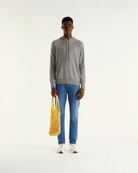 Hoodie zippé Future Is Coming en cachemire - Dark Heather Gray