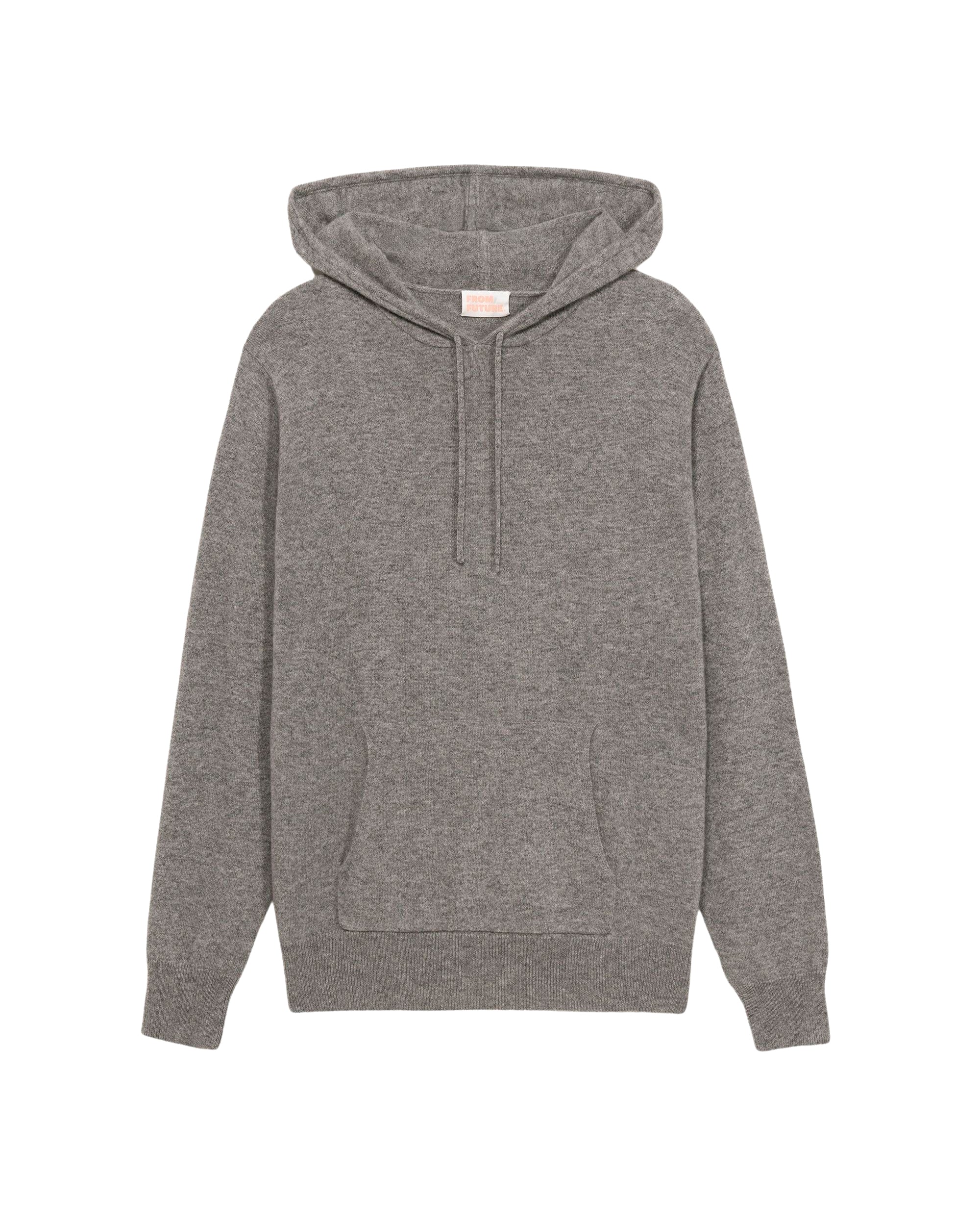 Hoodie zippé Future Is Coming en cachemire - Dark Heather Gray