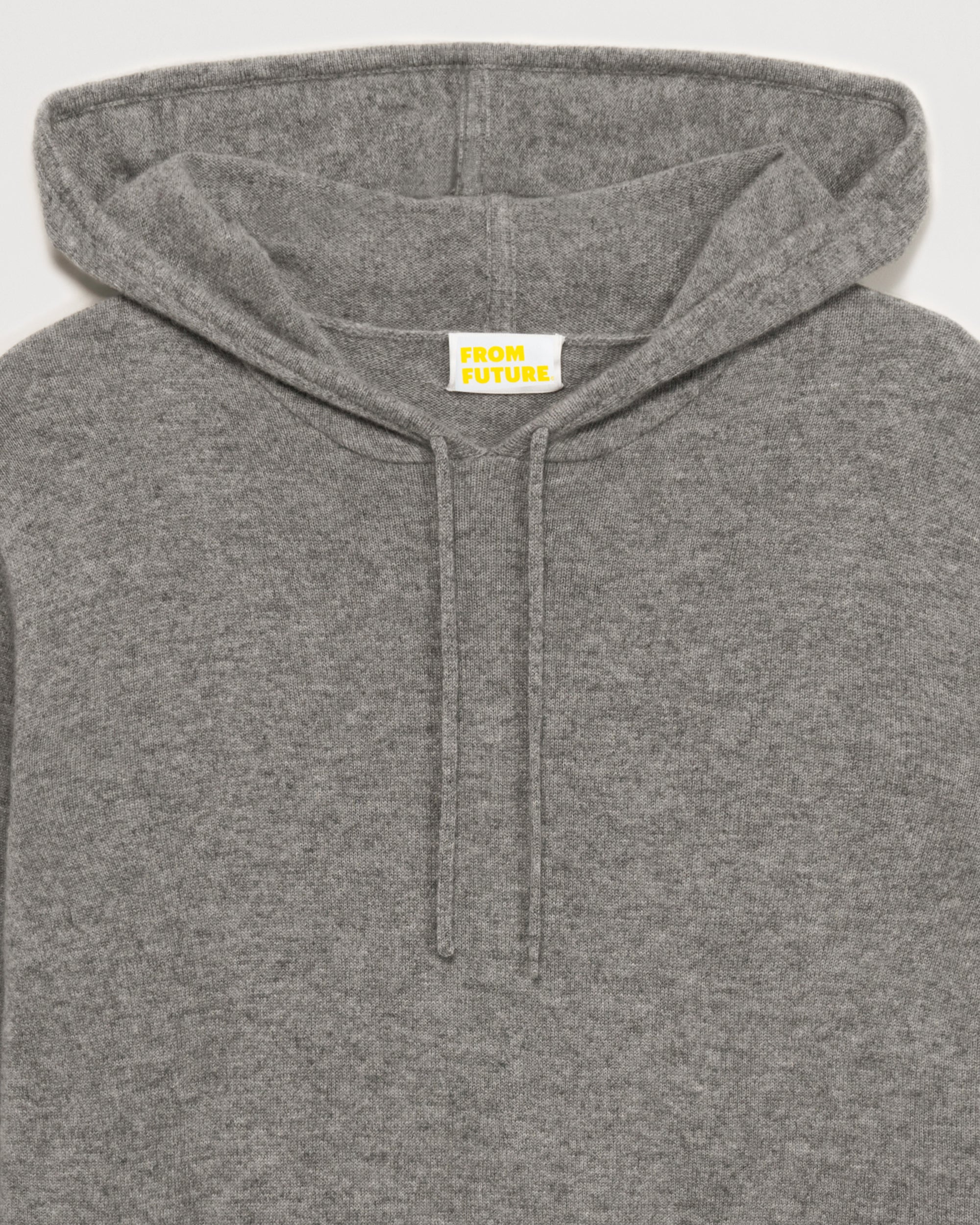 Hoodie zippé Future Is Coming en cachemire - Dark Heather Gray