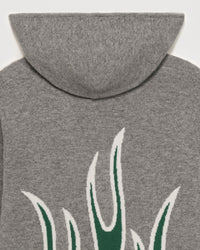 Hoodie zippé Future Is Coming en cachemire - Dark Heather Gray