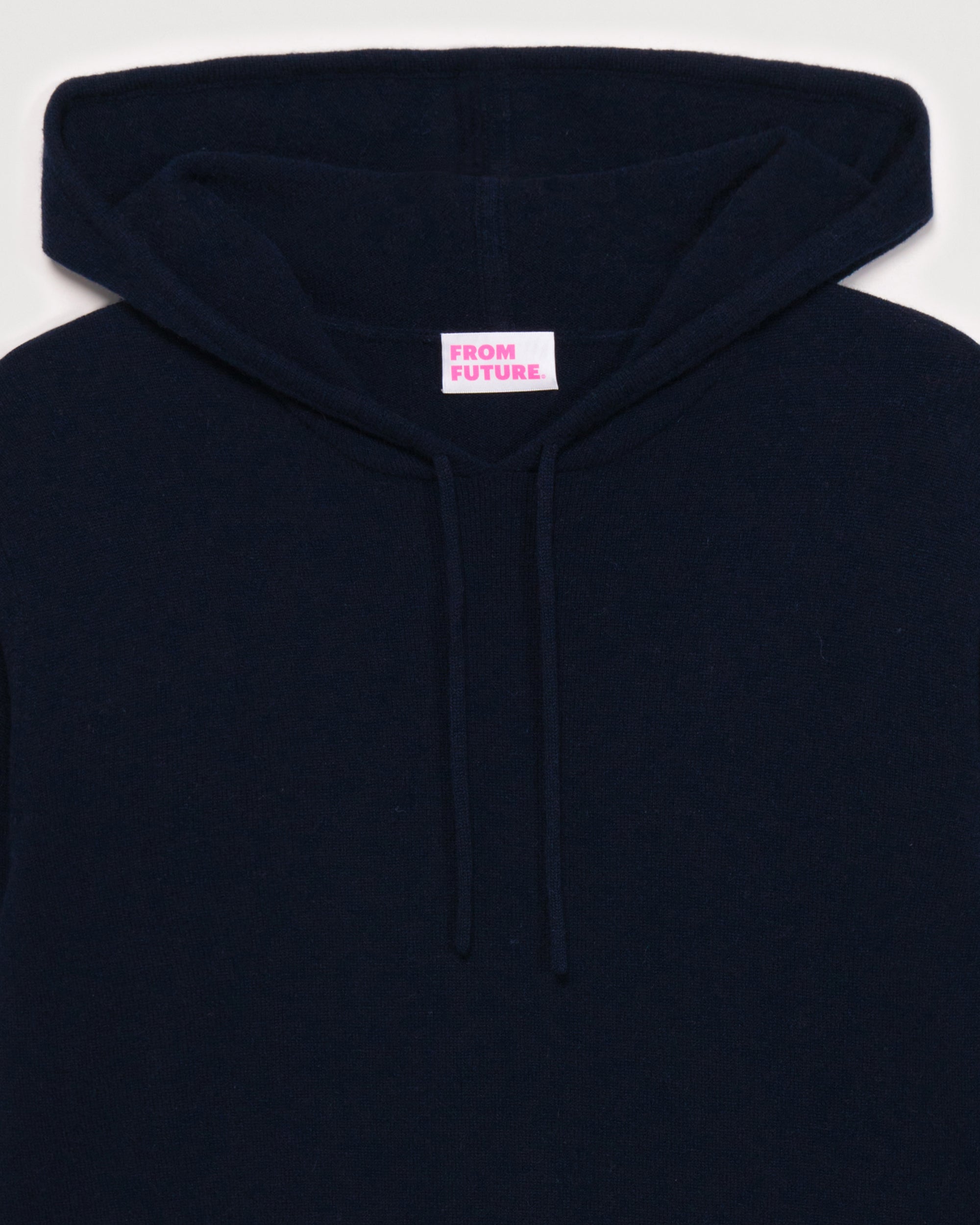 Hoodie zippé Future Is Coming en cachemire - Navy