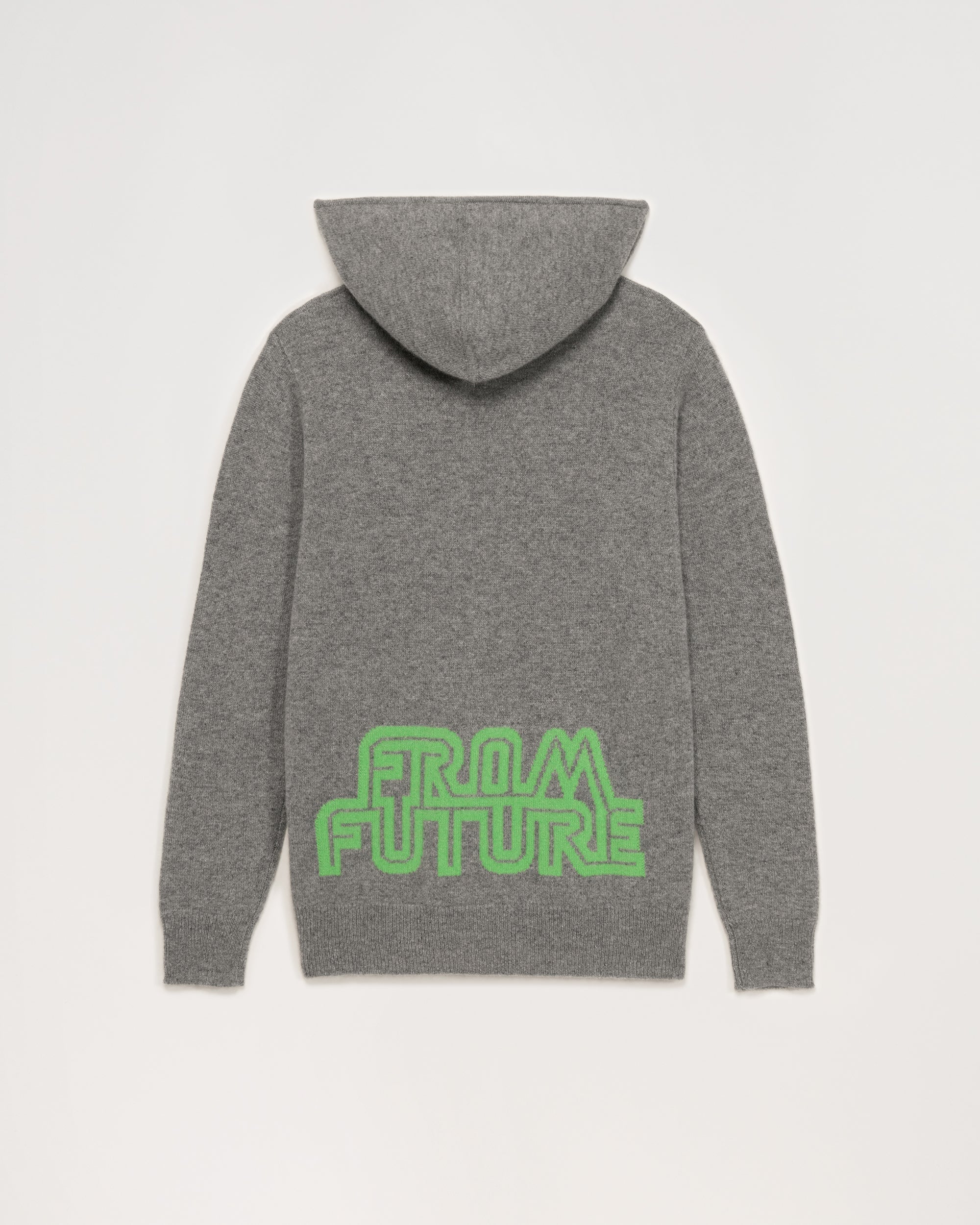 Hoodie zippé en cachemire - Dark Heather Gray