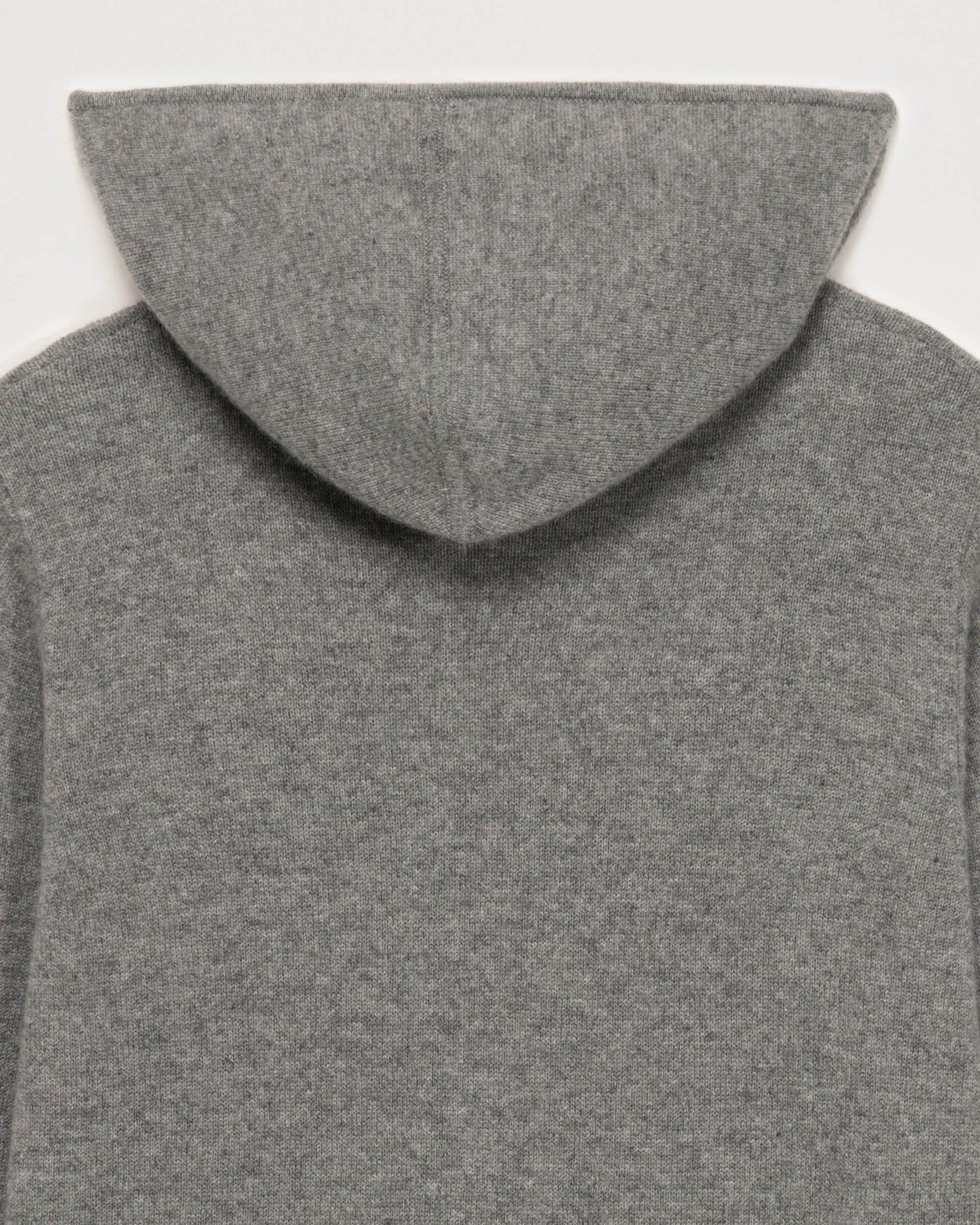 Hoodie zippé en cachemire - Dark Heather Gray